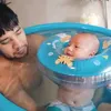 baby Air anak Irish Bella berenang pertama