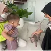 baby athar belajar merangkak kucing sphynx