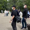 Baekhyun EXO berangkat wajib militer