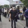 Baekhyun EXO berangkat wajib militer