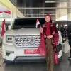 Artis cantik di HUT RI 80 di Istana Negara