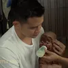baby Athar anak Citra Kirana luluran cokelat