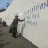 grafiti jembatan kedungkandang meme