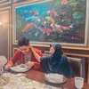 Potret kedektan Robby Purba dan sang ibu.