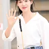 Kim Ji Won di Bandara Incheon
