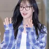 Kim Ji Won di Bandara Incheon