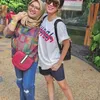 Liburan Ussy Sulistiawaty dan Andhika Pratama