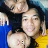 Potret Rian D,Masiv bersama keluarga.
