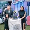Pasangan Selebritis Akur di ulang tahun anak