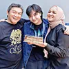 Pasangan Selebritis Akur di ulang tahun anak
