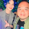 Sheila Dara Aisha rambut biru