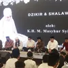 Ussy Sulistiawaty di Pengajian Vanessa Angel
