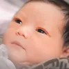 11 Foto Si Cantik Baby Ameena Hanna Pamer Pipi Chubby