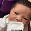 11 Foto Si Cantik Baby Ameena Hanna Pamer Pipi Chubby