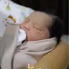 11 Foto Si Cantik Baby Ameena Hanna Pamer Pipi Chubby