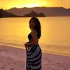 Pose Cantik Naysila Mirdad di Pantai