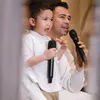 Potret Raffi Ahmad dan Rayyanza beri ucapan manis untuk Nagita