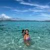 Tyna Dwi Jayanti Pakai Bikini di Labuan Bajo