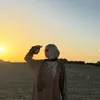 Potret Inara Rusli berpose saat sun rise