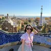 Shandy Aulia di Barcelona
