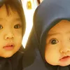 anak seleb masih bayi pakai hijab