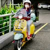 Ussy Sulistiawaty Naik Motor