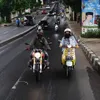 Ussy Sulistiawaty Naik Motor