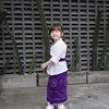 Foto Vechia Anak Sulung Franda dan Samuel Zylgwyn Pakai Baju Adat Bali