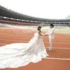 Atta dan Aurel prewed di GBK