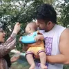 baby Air anak Irish Bella makan pertama kali