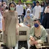 ziarah seleb, seleb ziarah, lebaran selebriti