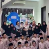 Adzam anak Nathalie Holscher ulang tahun