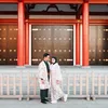 Zumi Zola &amp; Putri Zulhas pakai kimono ke Jepang