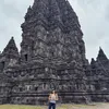 Acha Septriasa di Candi Prambanan