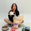 Agatha Pricilla Tampak Bahagia