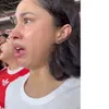 Aghniny Haque Nonton Timnas Indonesia vs China