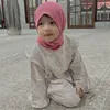 Potret Ameena anak Aurel Hermansyah berangkat mengaji