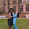 Amel Carla hadiri wisuda kakaknya