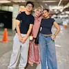 Potret Angelina Sondakh bersama Keanu dan Zahwa Massaid