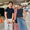 Potret Angelina Sondakh bersama Keanu dan Zahwa Massaid