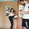 Anggun, latihan kick boxing, serial Reacher Season 4