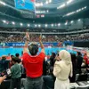 Atta Halilintar dan Aurel Hermansyah nonton Timnas Futsal 