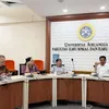 suasana ruang Sidang Tesis Azriel Hermansyah 