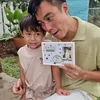 Baim Wong ambil rapor Kenzo