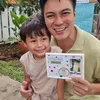 Baim Wong ambil rapor Kenzo