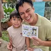 Baim Wong ambil rapor Kenzo