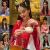 Luna Maya, Bridal Shower, Maxime Bouttier, pakaian tiongkok, kostum unik