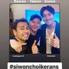 Choi Siwon dan Raffi Ahmad