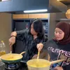 Countertop Abu-Abu dengan Konsep Industrial