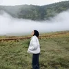 Dara Arafah liburan di Bromo